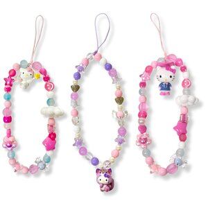 Hello Kitty Phone Strap Charms Set